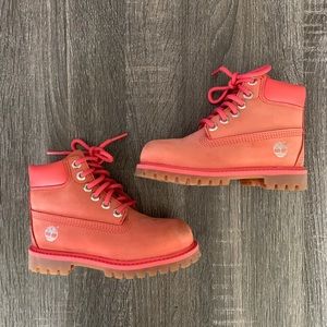 SZ 9 Toddler Girls Timberland 6” Premium WP Boots
